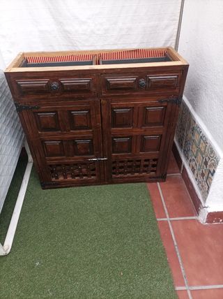 Taquillón madera antiguo