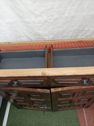 Taquillón madera antiguo