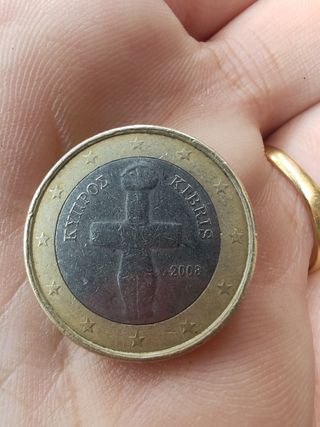 Moneda Chipre 1€ 2008