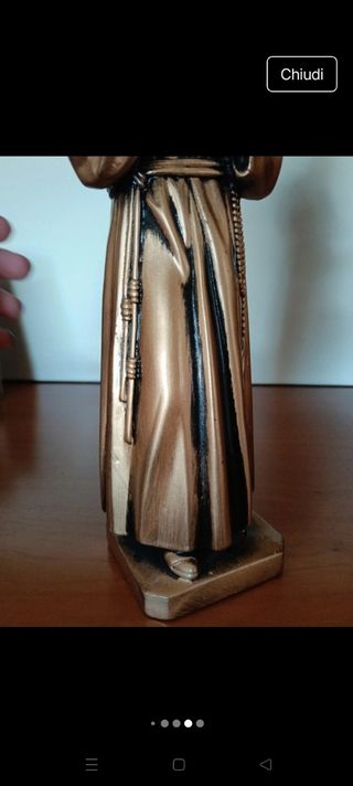 Statua Padre Pio in gesso