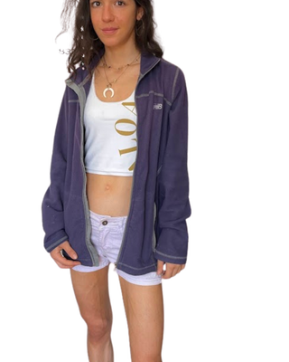 Chaqueta polar New Balance morada