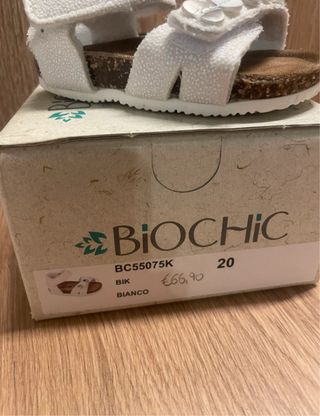 Sandali bimba estivi bianchi