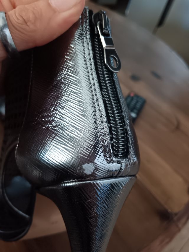 Sandali tacco alto argento