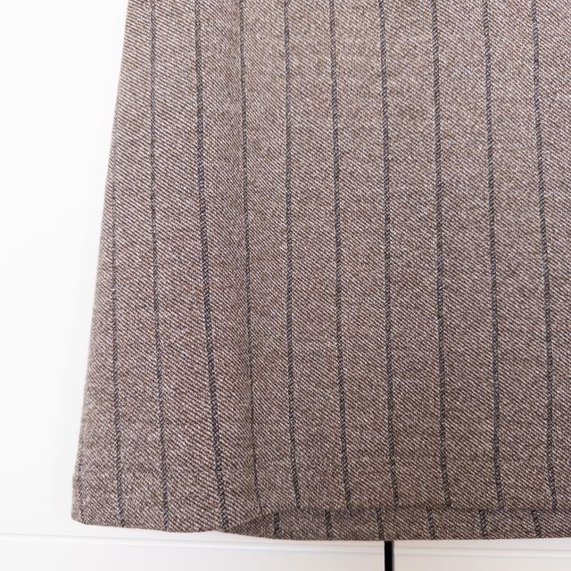 Falda raya diplomática marrón elástica eseOese