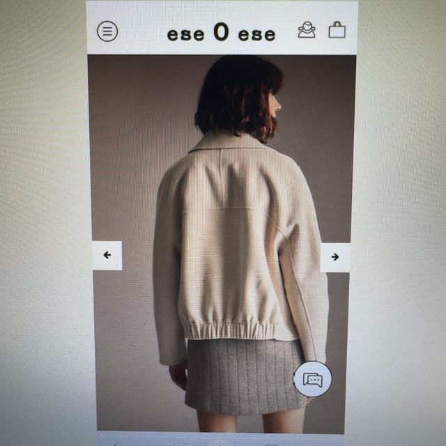 Falda raya diplomática marrón elástica eseOese