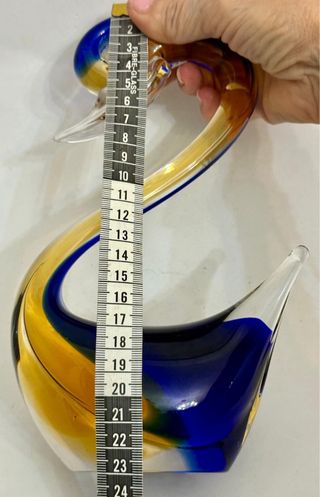Scultura Cigno Vetro Murano