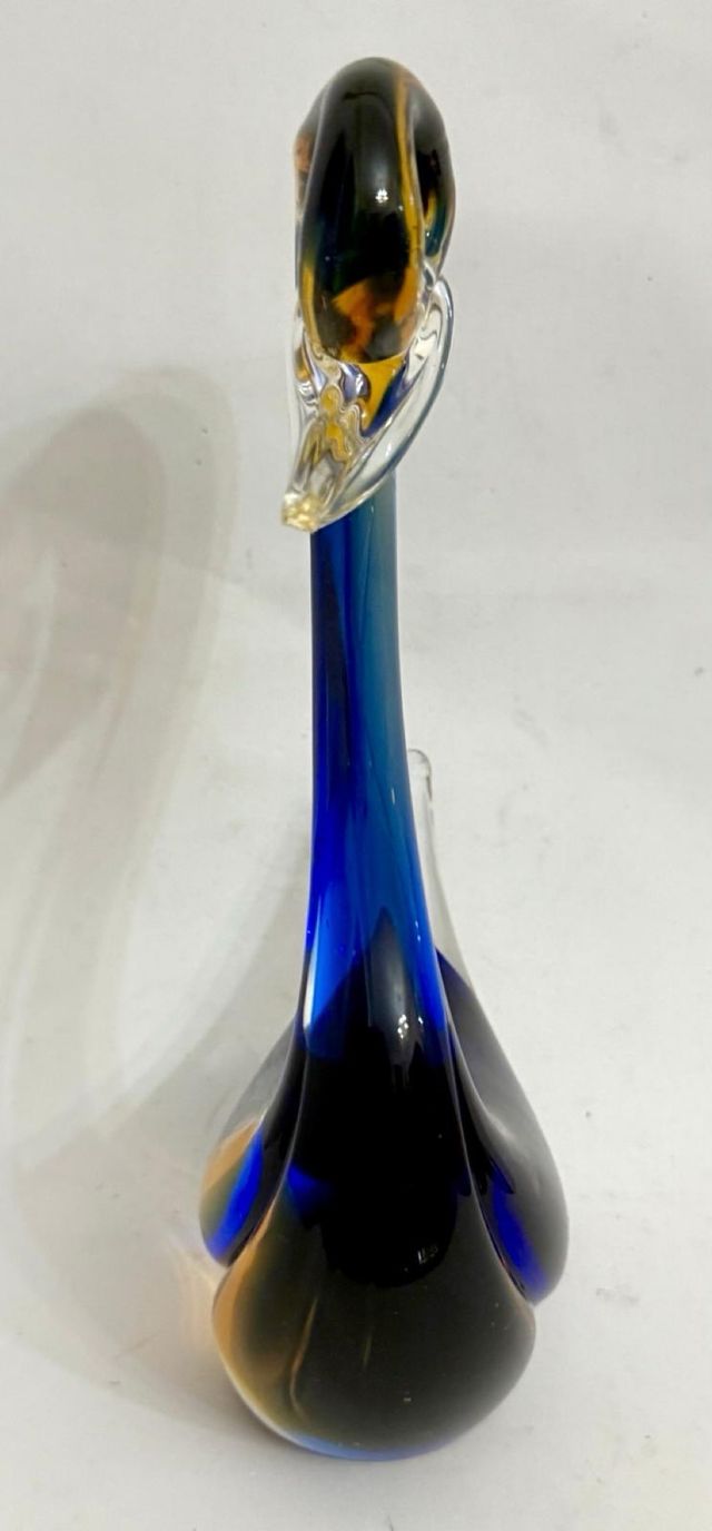Scultura Cigno Vetro Murano
