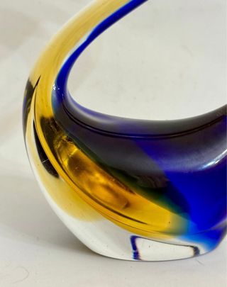 Scultura Cigno Vetro Murano