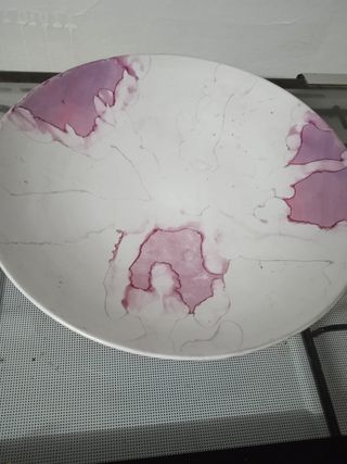 Centrotavola vintage | Porcellana rosa e bianca