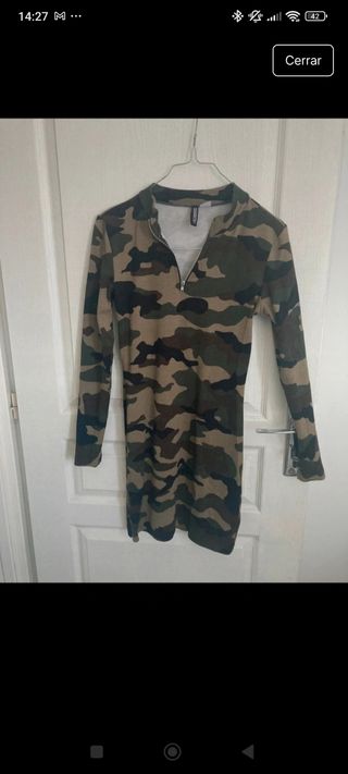 Vestido militar camuflaje