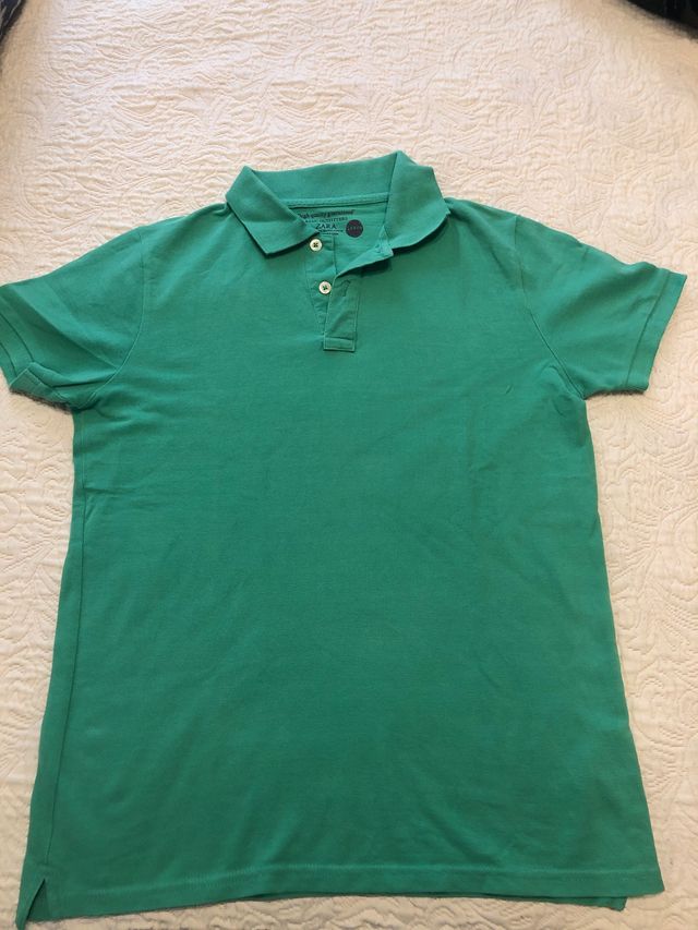 Polo Zara verde - NUEVO