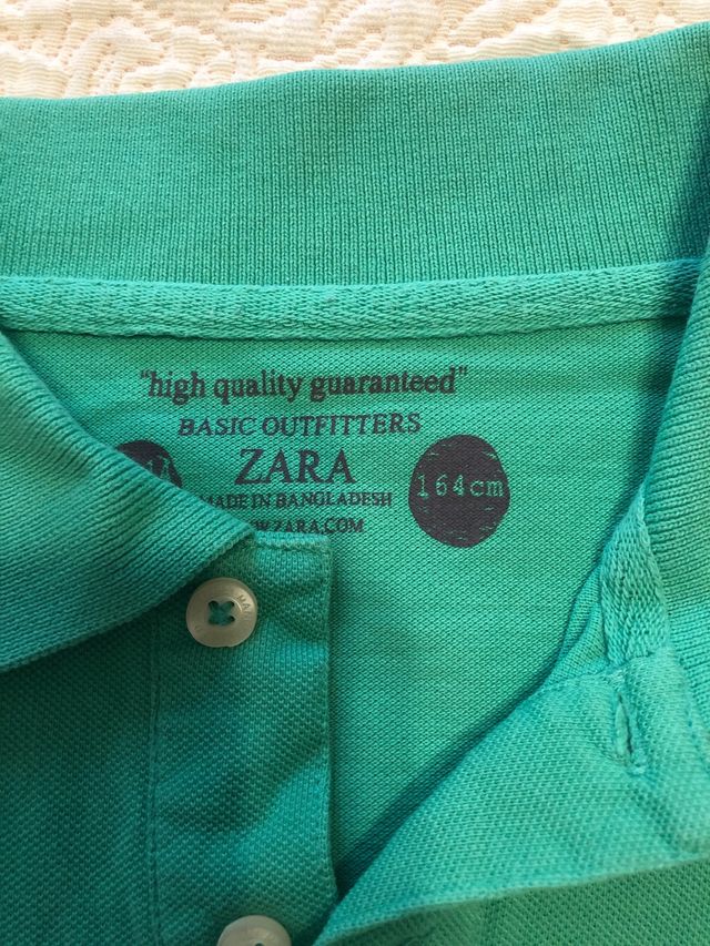 Polo Zara verde - NUEVO