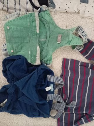 Ropa bebé niño (12 prendas). Ropa 2 meses a 12 .