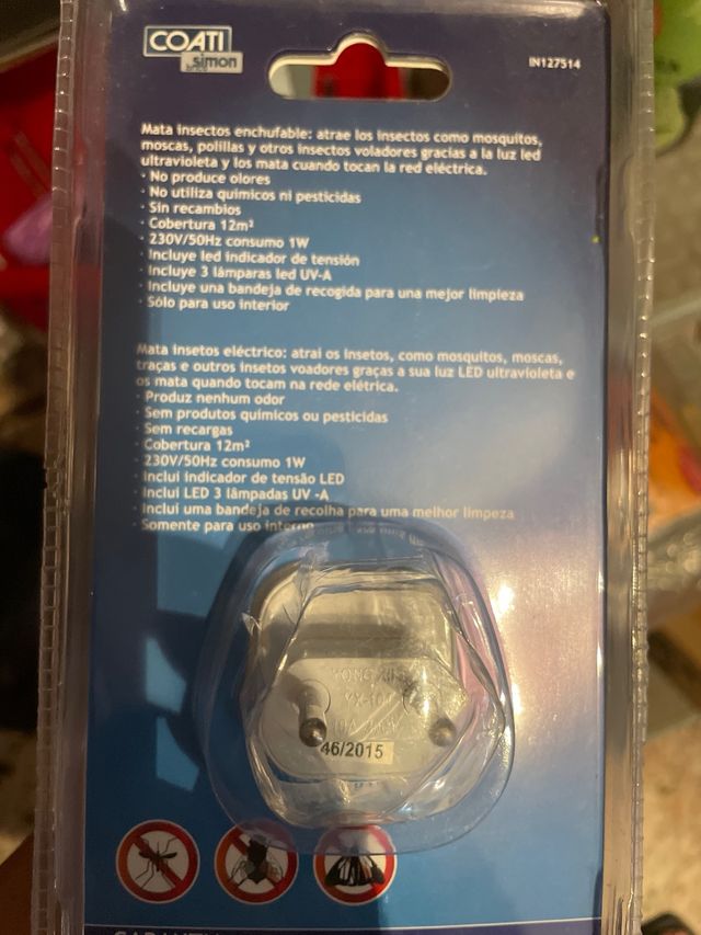 Mata insectos enchufable eléctrico