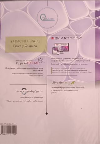 Libro de 1º Bach de física y química mcgrawhill 