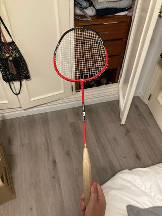 Raqueta Bádminton roja