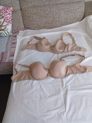 2 Sujetadores Felina 100F beige