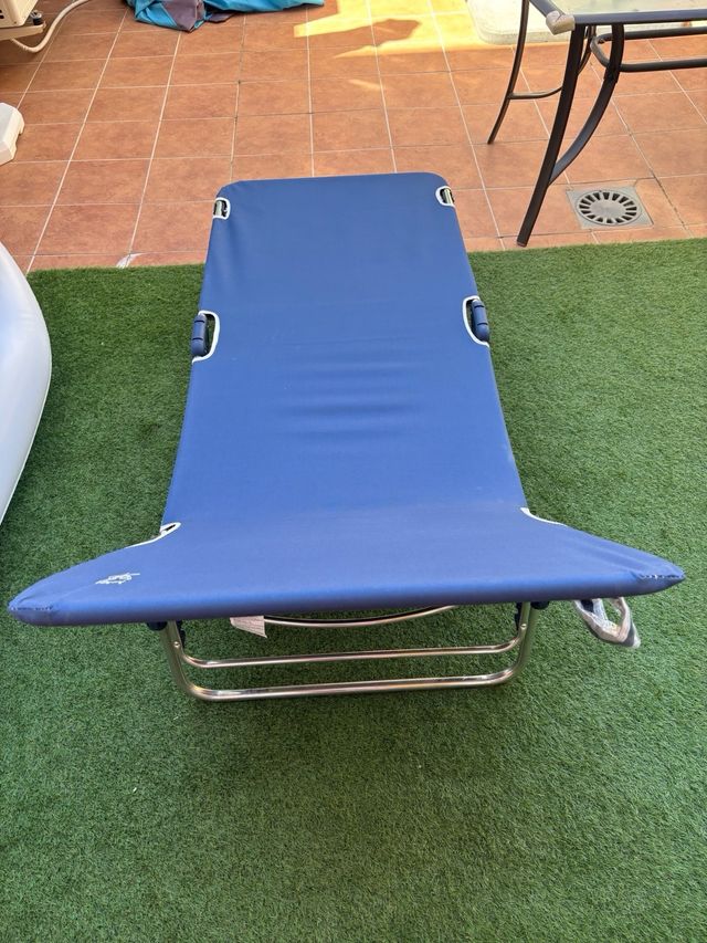 Hamaca Plegable Azul