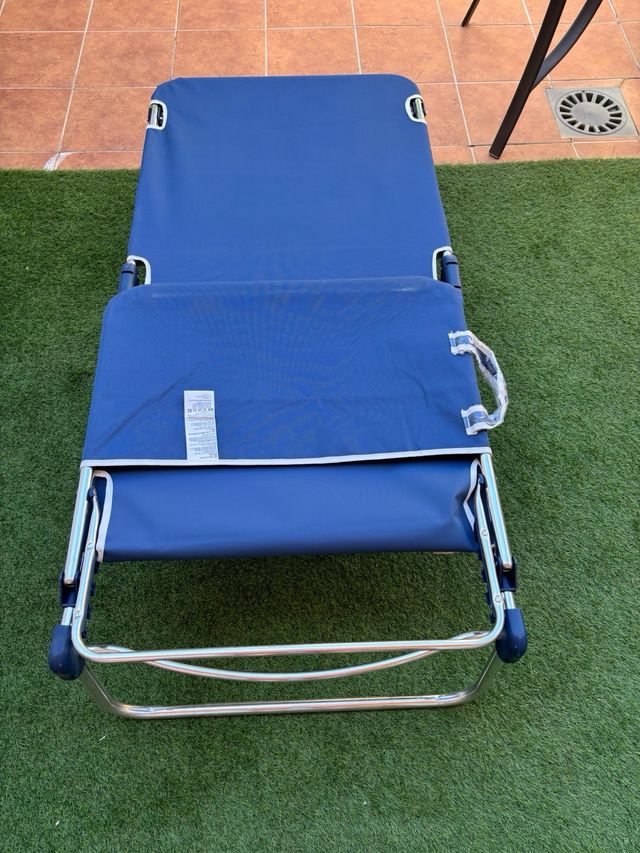 Hamaca Plegable Azul