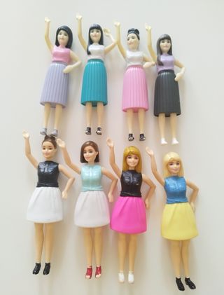 8 Muñecas Barbie McDonald's