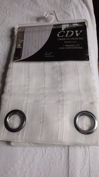 Tenda da interni nuova bianca