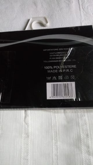Tenda da interni nuova bianca