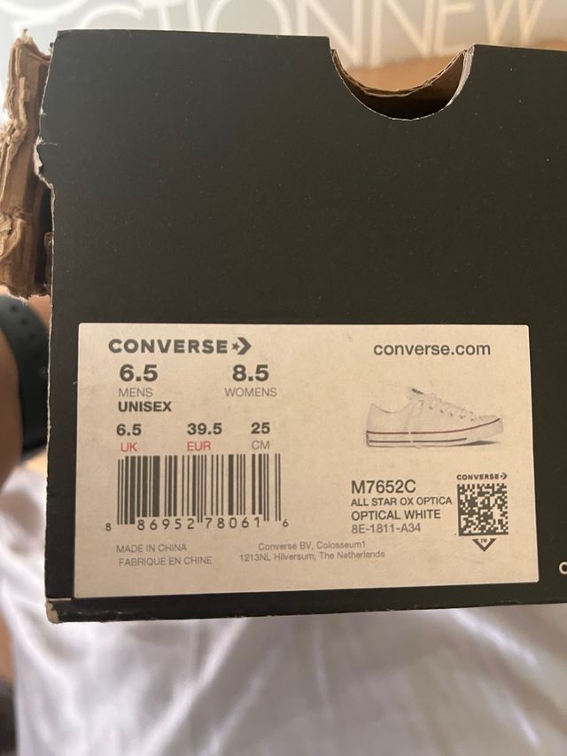 Converse Chuck Taylor blancas