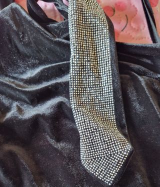 Vestito sera nero paillettes