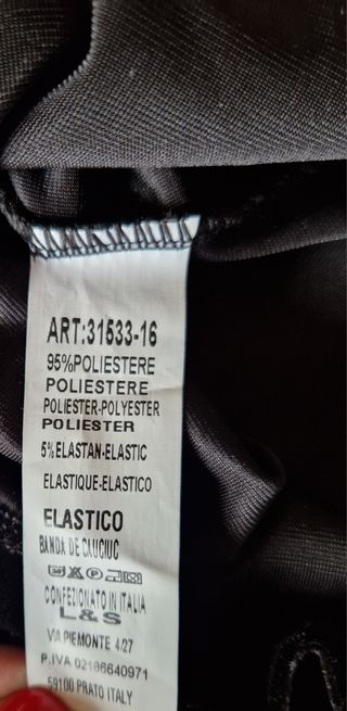 Vestito sera nero paillettes