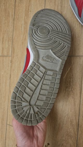Nike Dunk - Scarpe Uomo Grigio/Rosso