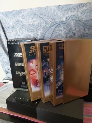 Trilogia Guerre Stellari VHS ITA