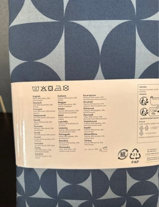 2 set Copripiumino Angsnejlika IKEA - Blu singolo