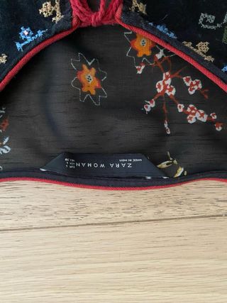 Vestito corto floreale Zara