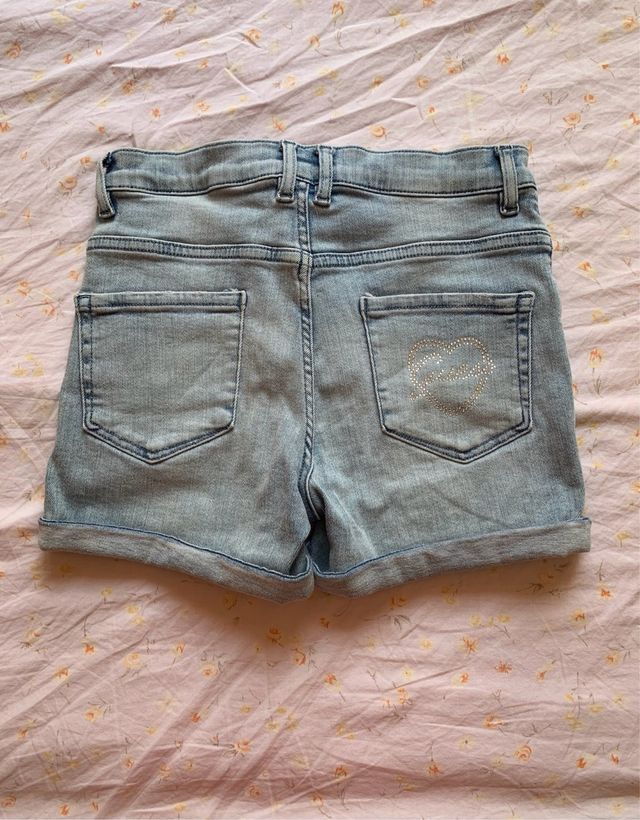 Shorts Guess in denim chiaro