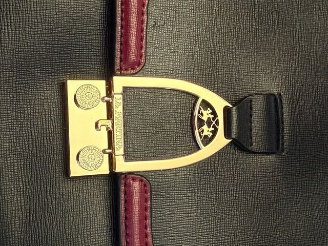 Borsa a spalla La Martina - nera e rossa