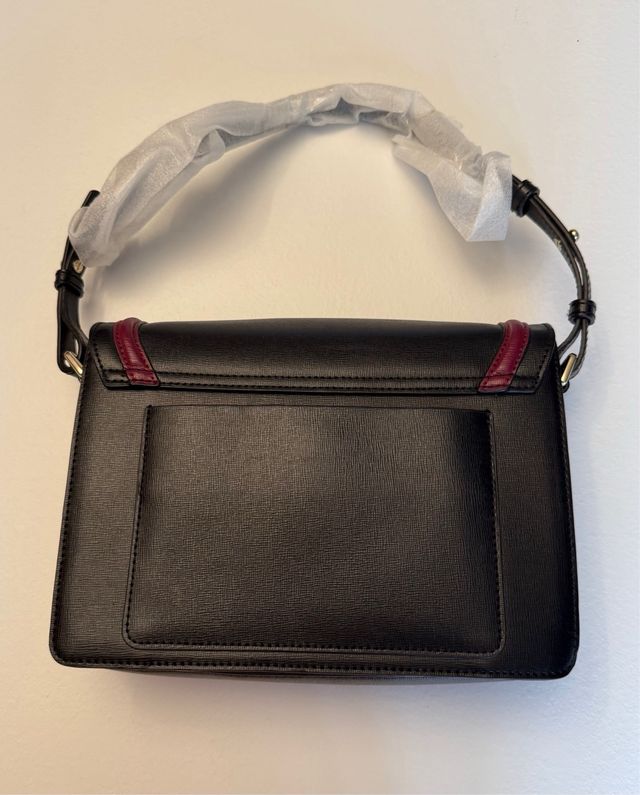 Borsa a spalla La Martina - nera e rossa