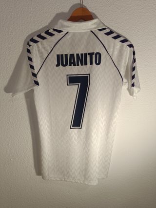 Camiseta Juanito 7 futbol retro talla S