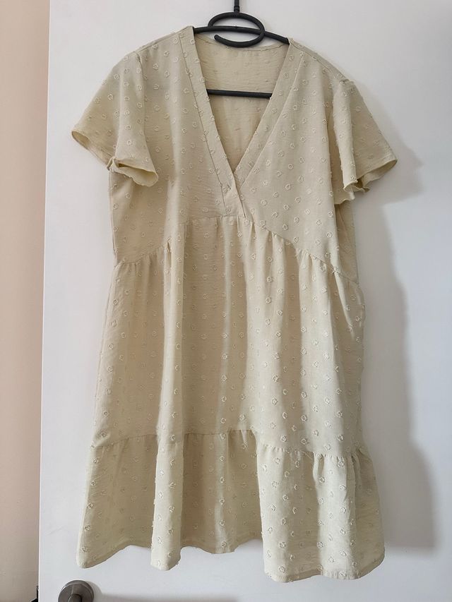 Vestido beige