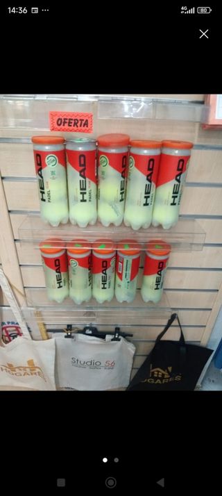 5 botes Head Padel Team