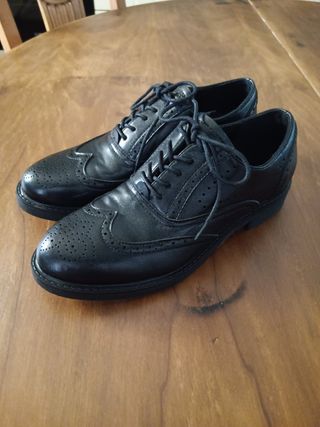 Scarpe Oxford nere donna