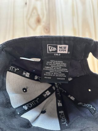 Gorra New Era Negra Niño