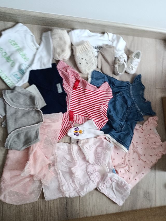 Lote de ropa de bebé niña 3-6 meses