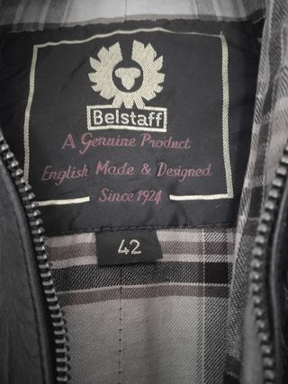 Cazadora Belstaff piel marrón oscuro 