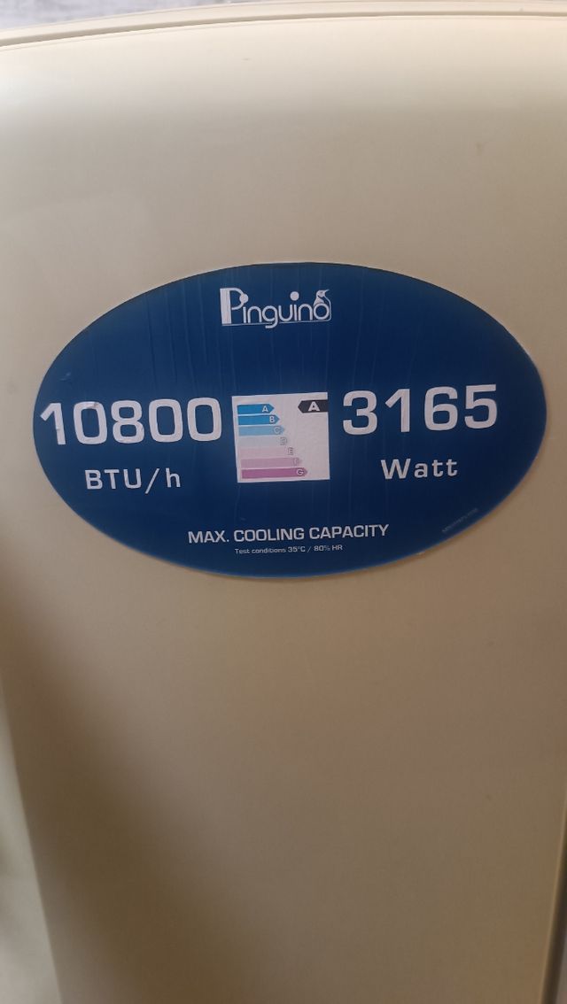 Aire acondicionado Pingüino 10800 BTU