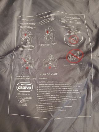 Cama viaje bebé - Plegable