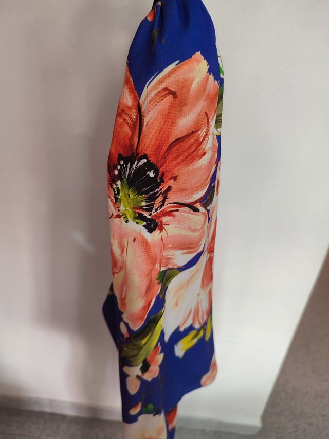 Vestido floral morado