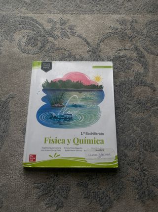 Libro de Física y Química de 1 de bachillerato 