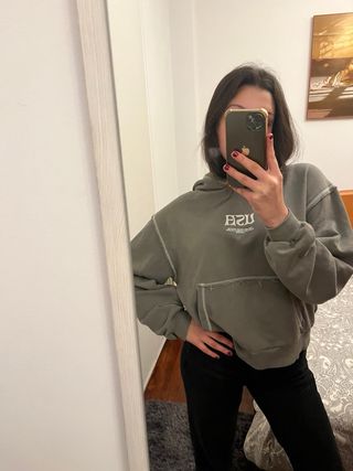 PULL&BEAR sudadera USA TM vintage como nueva