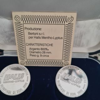 4 #Medaglie Argento Olimpiadi Seul 1988 cimelio