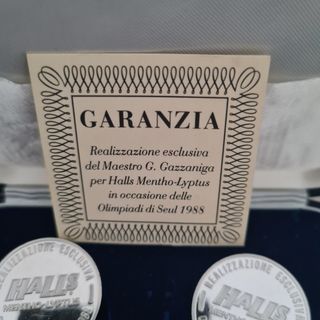 4 #Medaglie Argento Olimpiadi Seul 1988 cimelio